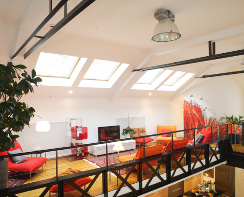 Luxury-Rental-Parisian-Loft-High-Ceilings