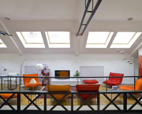 Luxury-Rental-Parisian-Loft-Study-Room